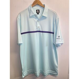 Footjoy Polo Shirt Mens XL Blue Polyester‎ Ranch Las  Palmas Golf Club